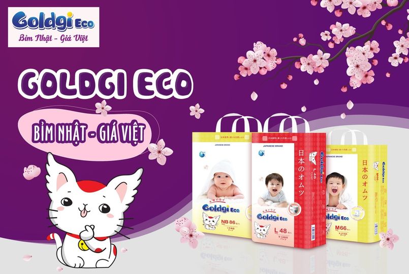 Goldgi Eco Bỉm Nhật- Giá Việt
