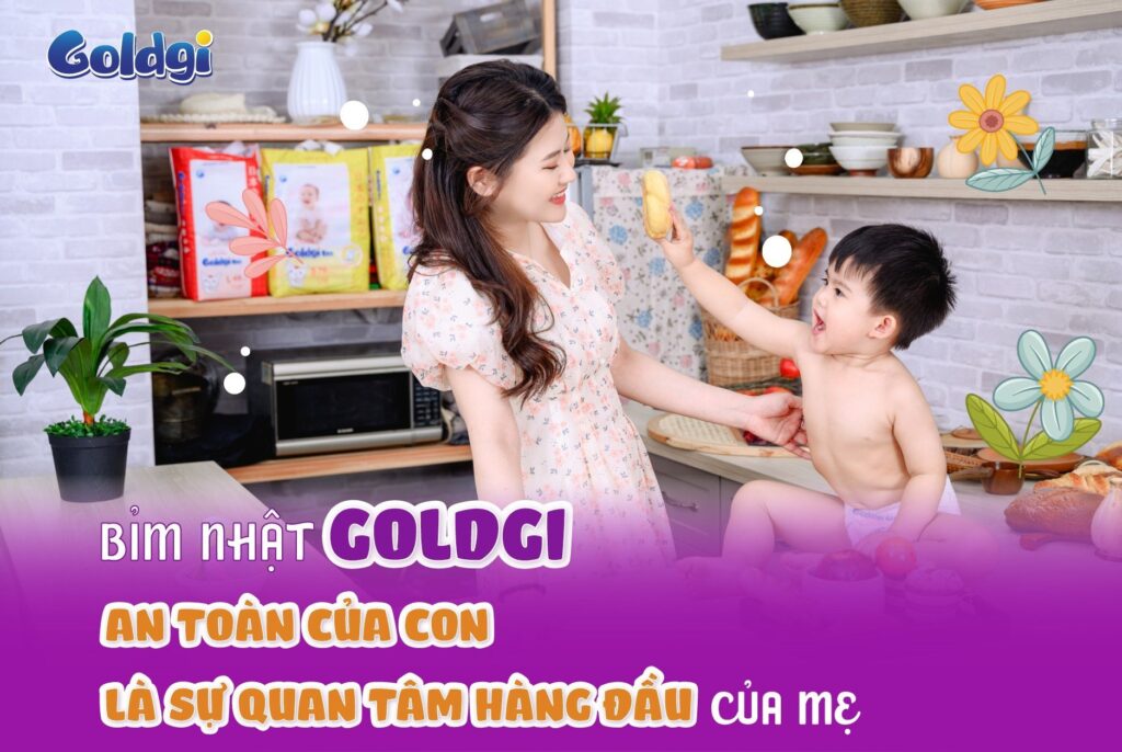 Bỉm Nhật Goldgi- Sự lựa chọn an toàn mẹ dành cho con