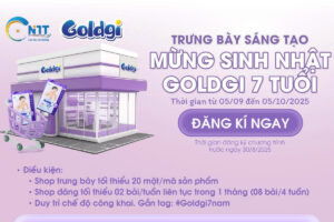 Thông báo cuộc thi trưng bày sáng tạo Goldgi: Mừng sinh nhật 7 tuổi – tổng giải thưởng 350.000.000 VNĐ!